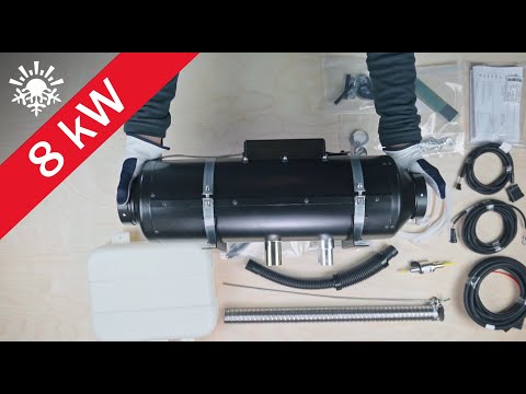 413 m3/h of hot air flow with 8 kW capacity ? - AUTOTERM Air 9D diesel heater - complete powerhouse